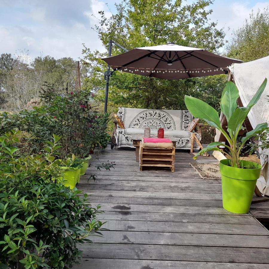 Tente Safari Lodge Dans Foret Luxuriante Vielle-Tursan Екстериор снимка