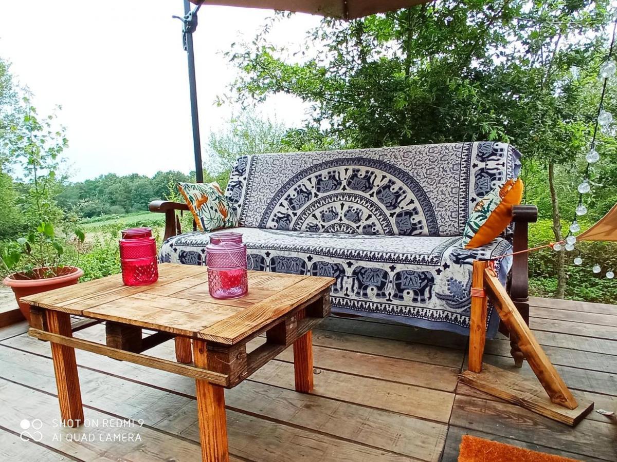 Tente Safari Lodge Dans Foret Luxuriante Vielle-Tursan Екстериор снимка