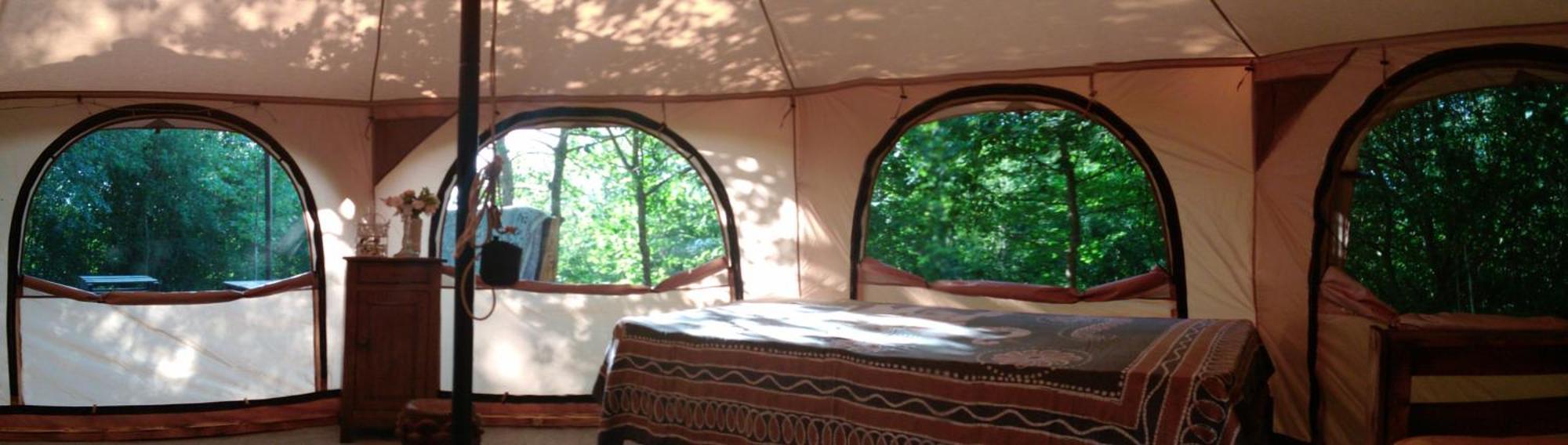 Tente Safari Lodge Dans Foret Luxuriante Vielle-Tursan Екстериор снимка