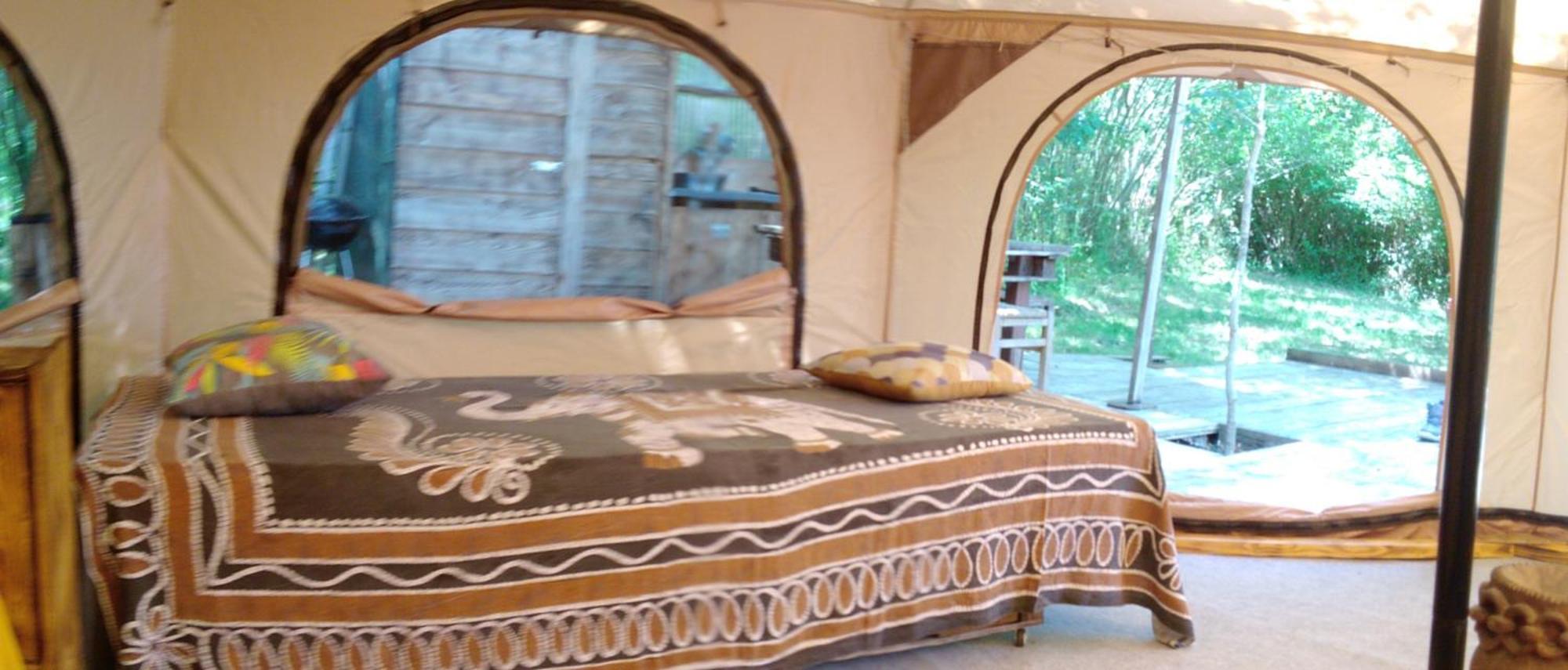 Tente Safari Lodge Dans Foret Luxuriante Vielle-Tursan Екстериор снимка